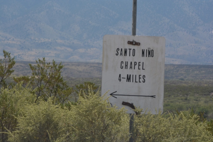 sign to chapel